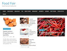 Tablet Screenshot of food-fair.com